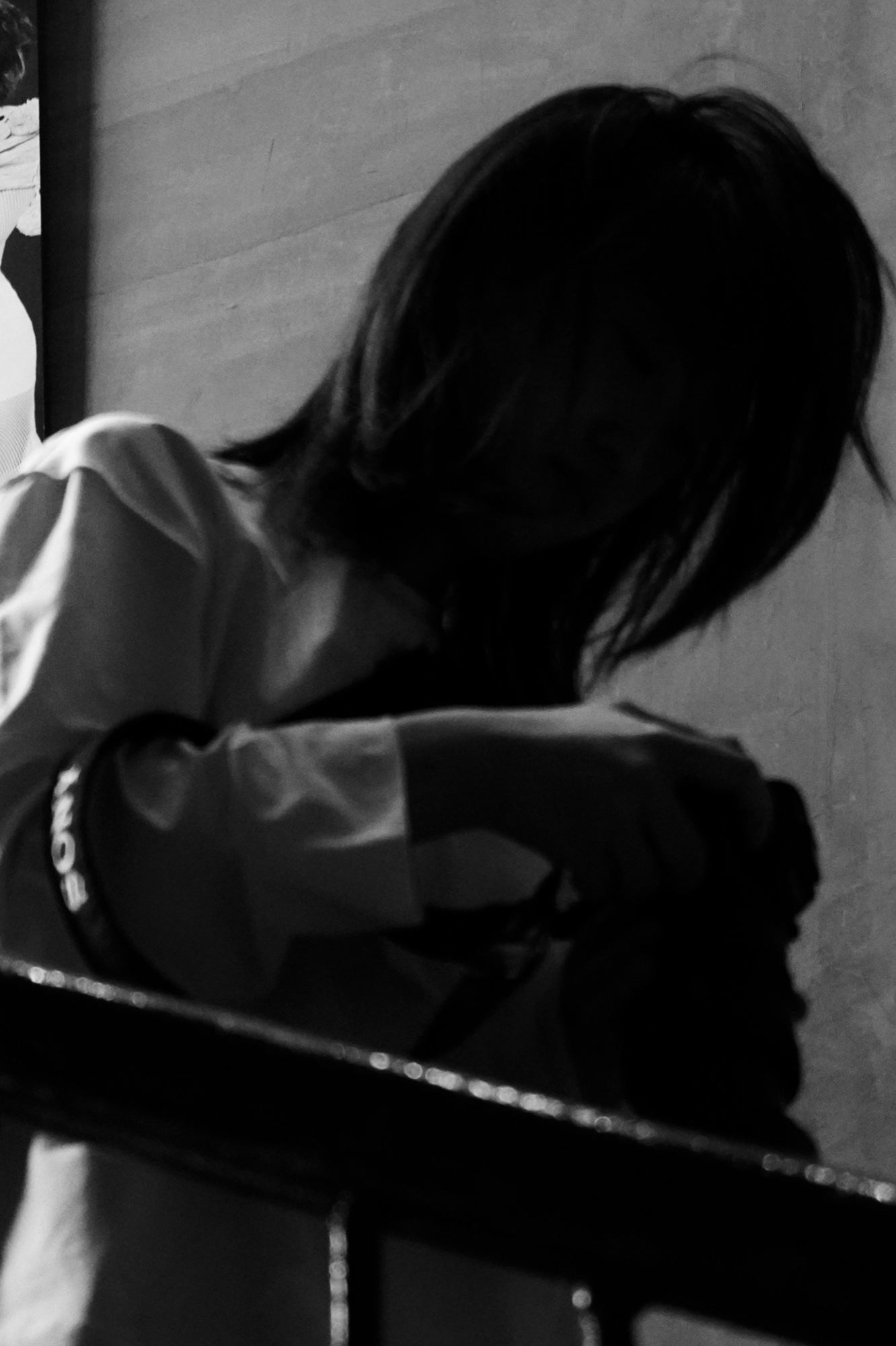 Yufan Ran black and white portrait
